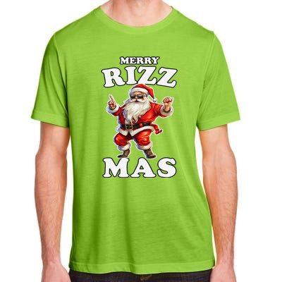 Funny Merry Christmas Sigmas Gen Alpha Santa Claus Rizzler Adult ChromaSoft Performance T-Shirt