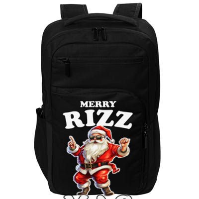 Funny Merry Christmas Sigmas Gen Alpha Santa Claus Rizzler Impact Tech Backpack