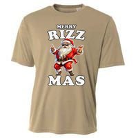 Funny Merry Christmas Sigmas Gen Alpha Santa Claus Rizzler Cooling Performance Crew T-Shirt