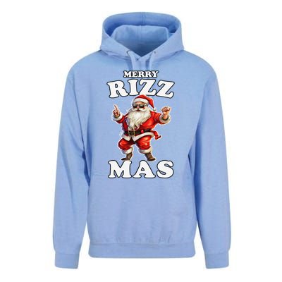 Funny Merry Christmas Sigmas Gen Alpha Santa Claus Rizzler Unisex Surf Hoodie