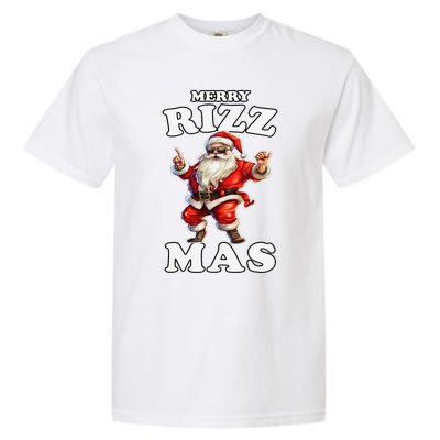 Funny Merry Christmas Sigmas Gen Alpha Santa Claus Rizzler Garment-Dyed Heavyweight T-Shirt