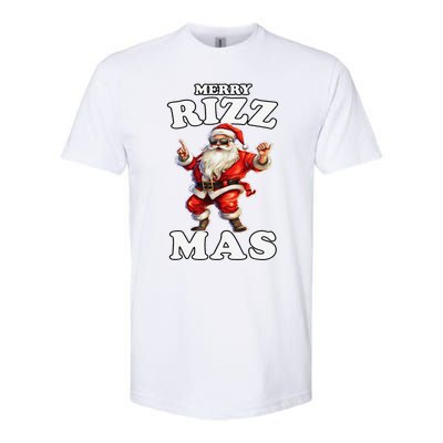 Funny Merry Christmas Sigmas Gen Alpha Santa Claus Rizzler Softstyle CVC T-Shirt