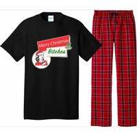 Funny Merry Christmas Bitches Inappropriate Adult Pajama Set