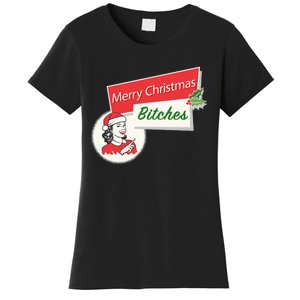 Funny Merry Christmas Bitches Inappropriate Adult Women's T-Shirt