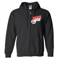 Funny Merry Christmas Bitches Inappropriate Adult Full Zip Hoodie