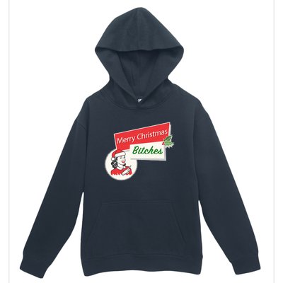 Funny Merry Christmas Bitches Inappropriate Adult Urban Pullover Hoodie