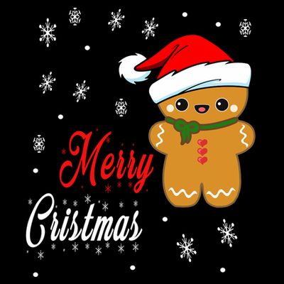 Funny Merry Christmas Gingerbread Man Costume Long Sleeve T-Shirt