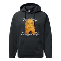 Fuck My Chungus Life Nettspend Nugget Performance Fleece Hoodie