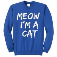 Funny Meow Cat Halloween Costume T Sweatshirt