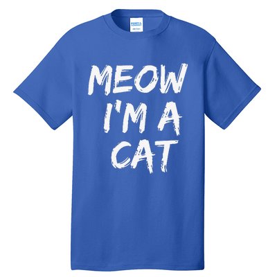 Funny Meow Cat Halloween Costume T Tall T-Shirt