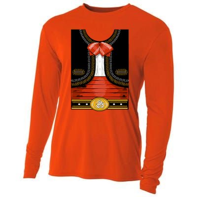 Funny Mariachi Charro Mexican Costume Cooling Performance Long Sleeve Crew