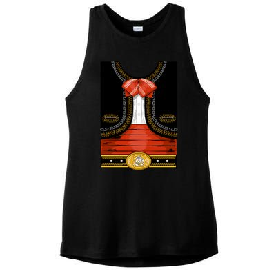 Funny Mariachi Charro Mexican Costume Ladies PosiCharge Tri-Blend Wicking Tank