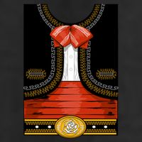 Funny Mariachi Charro Mexican Costume 7 Panel Mesh Trucker Snapback Hat