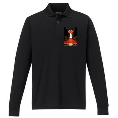 Funny Mariachi Charro Mexican Costume Performance Long Sleeve Polo