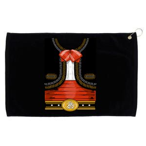 Funny Mariachi Charro Mexican Costume Grommeted Golf Towel