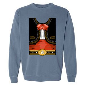 Funny Mariachi Charro Mexican Costume Garment-Dyed Sweatshirt