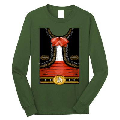 Funny Mariachi Charro Mexican Costume Long Sleeve Shirt