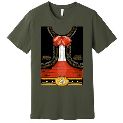 Funny Mariachi Charro Mexican Costume Premium T-Shirt