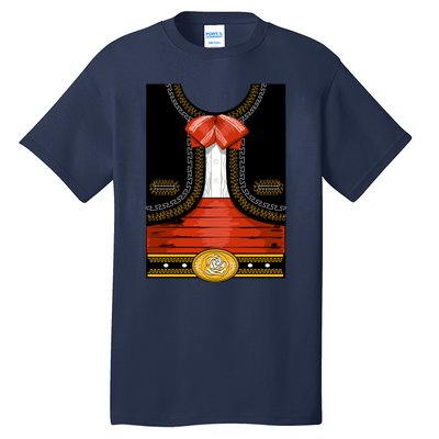 Funny Mariachi Charro Mexican Costume Tall T-Shirt