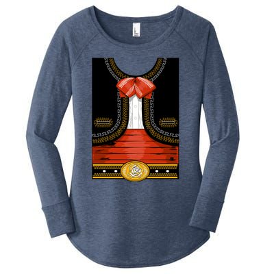 Funny Mariachi Charro Mexican Costume Women's Perfect Tri Tunic Long Sleeve Shirt