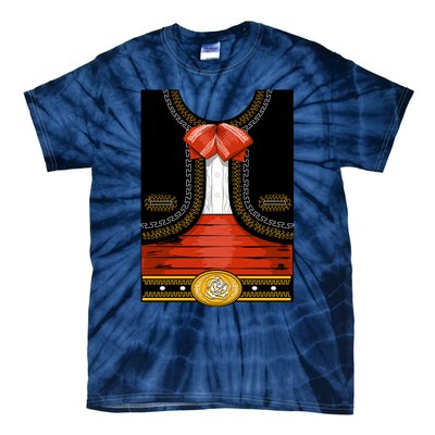 Funny Mariachi Charro Mexican Costume Tie-Dye T-Shirt