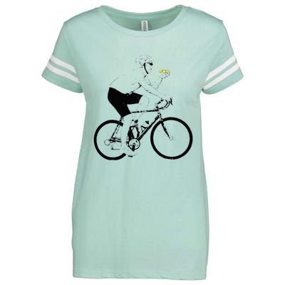 Funny Mountainbike Cycling Eating Pizza Bicycle Enza Ladies Jersey Football T-Shirt