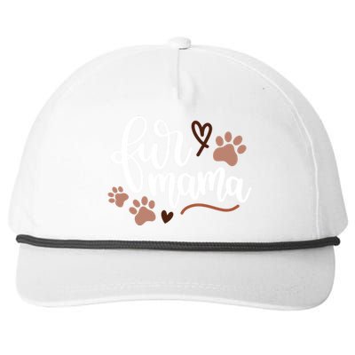 Fur Mama Cute Gift Snapback Five-Panel Rope Hat