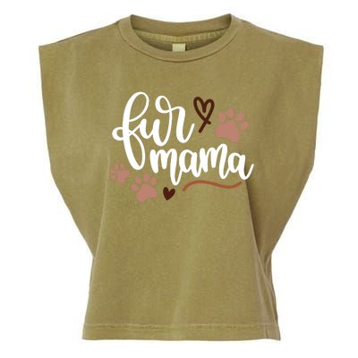 Fur Mama Cute Gift Garment-Dyed Women's Muscle Tee