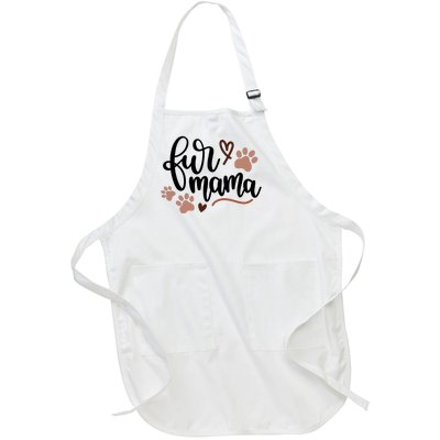 Fur Mama Cute Gift Full-Length Apron With Pockets