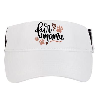 Fur Mama Cute Gift Adult Drive Performance Visor