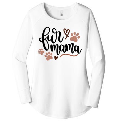 Fur Mama Cute Gift Women's Perfect Tri Tunic Long Sleeve Shirt