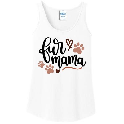 Fur Mama Cute Gift Ladies Essential Tank