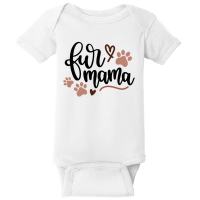 Fur Mama Cute Gift Baby Bodysuit