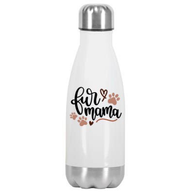 Fur Mama Cute Gift Stainless Steel Insulated Water Bottle