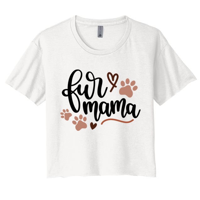 Fur Mama Cute Gift Crop Top