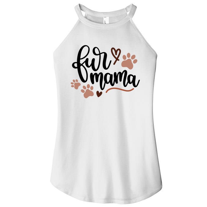 Fur Mama Cute Gift Women’s Perfect Tri Rocker Tank