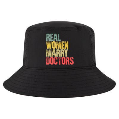 Funny Marriage Cool Gift Real Marry Doctors Bride Cool Gift Cool Comfort Performance Bucket Hat