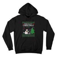 Funny Meowy Christmas Cat Owners Xmas Hoodie