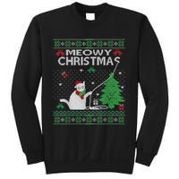 Funny Meowy Christmas Cat Owners Xmas Sweatshirt