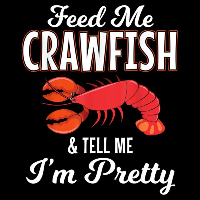 Feed Me Crawfish And Tell Me Im Pretty Funny Mardi Gras Sustainable Bucket Hat