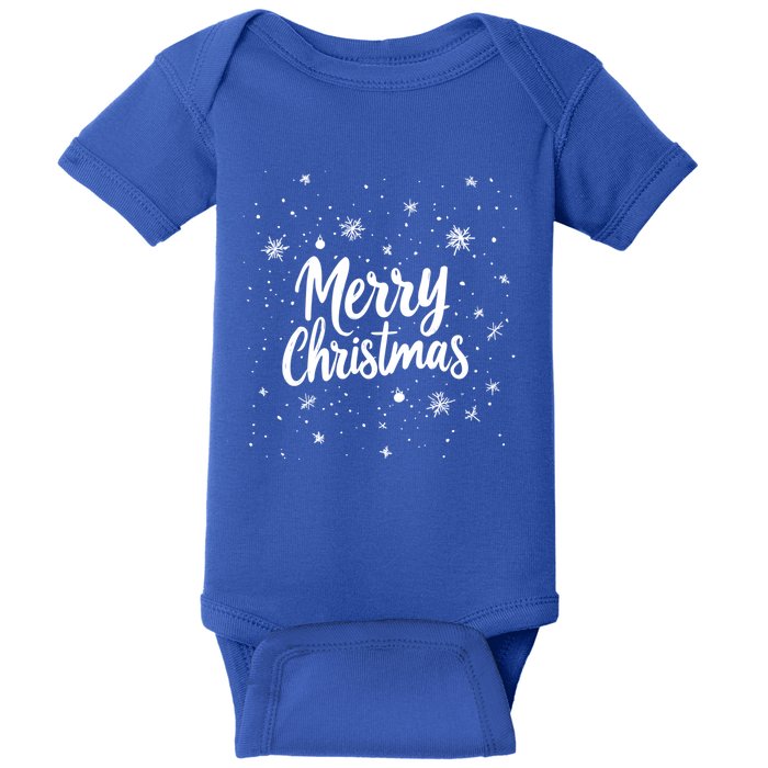 Funny Merry Christmas Xmas Holiday Family Matching Gift Baby Bodysuit