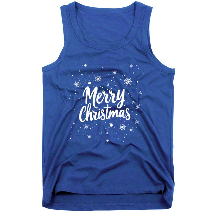 Funny Merry Christmas Xmas Holiday Family Matching Gift Tank Top