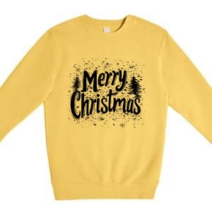 Funny Merry Christmas Xmas Holiday Family Matching Funny Gift Premium Crewneck Sweatshirt