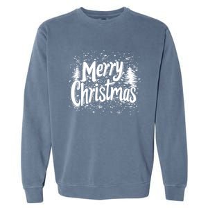 Funny Merry Christmas Xmas Holiday Family Matching Funny Gift Garment-Dyed Sweatshirt