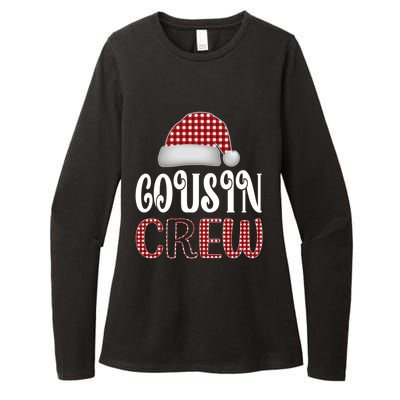 Funny Merry Christmas Cousin Crew Xmas Pajama Family Pajamas Gift Womens CVC Long Sleeve Shirt