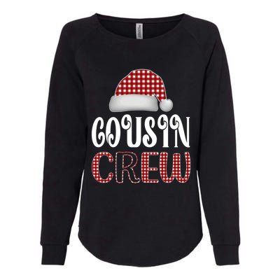 Funny Merry Christmas Cousin Crew Xmas Pajama Family Pajamas Gift Womens California Wash Sweatshirt