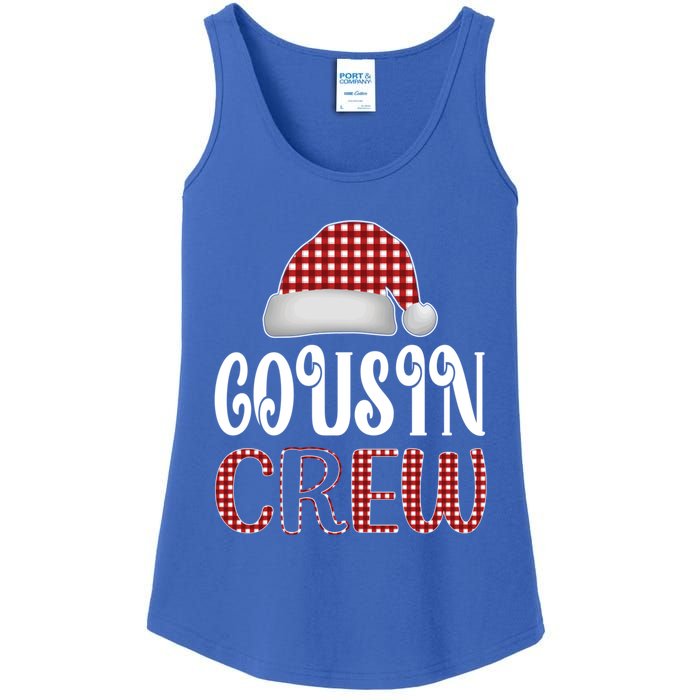 Funny Merry Christmas Cousin Crew Xmas Pajama Family Pajamas Gift Ladies Essential Tank