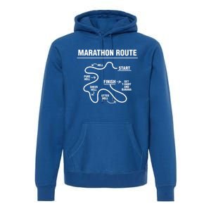 Funny Marathon Cool Gift Premium Hoodie