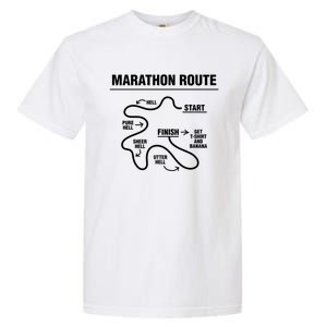 Funny Marathon Cool Gift Garment-Dyed Heavyweight T-Shirt