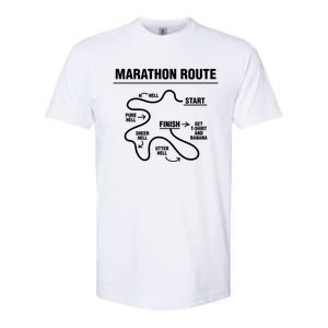 Funny Marathon Cool Gift Softstyle CVC T-Shirt